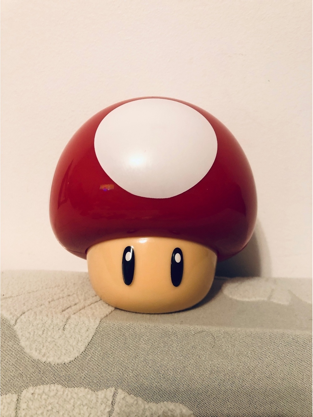 Nintendo Super Mario Mushroom Night Light With Sounds LED Working No Box